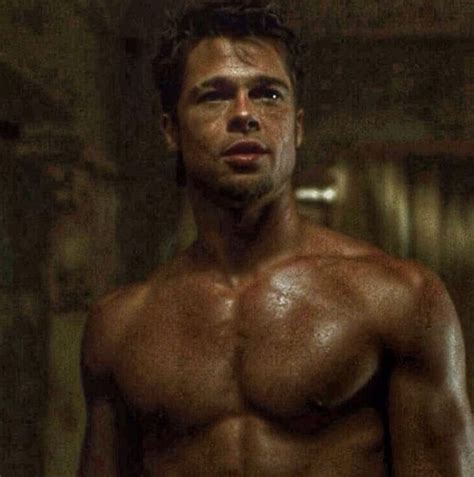 brad pitt fight club body